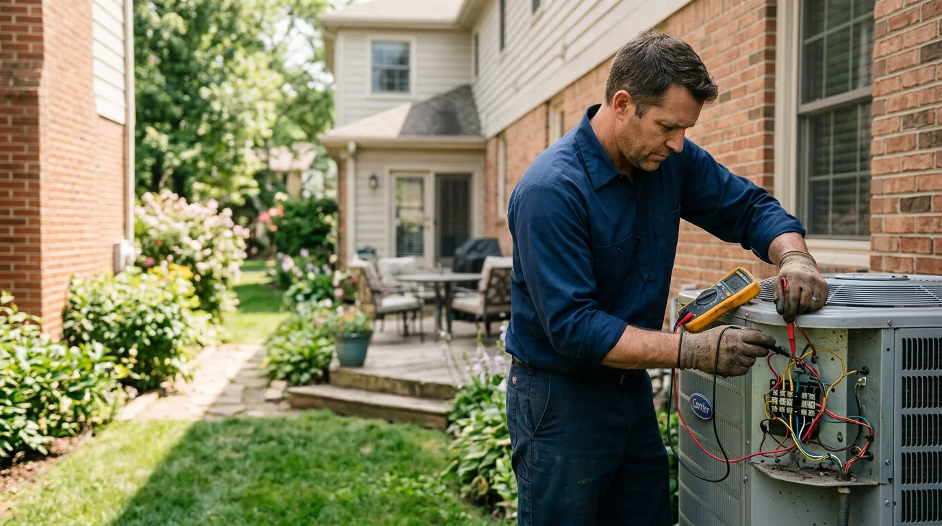 HVAC technician working near Smithfield, RI
